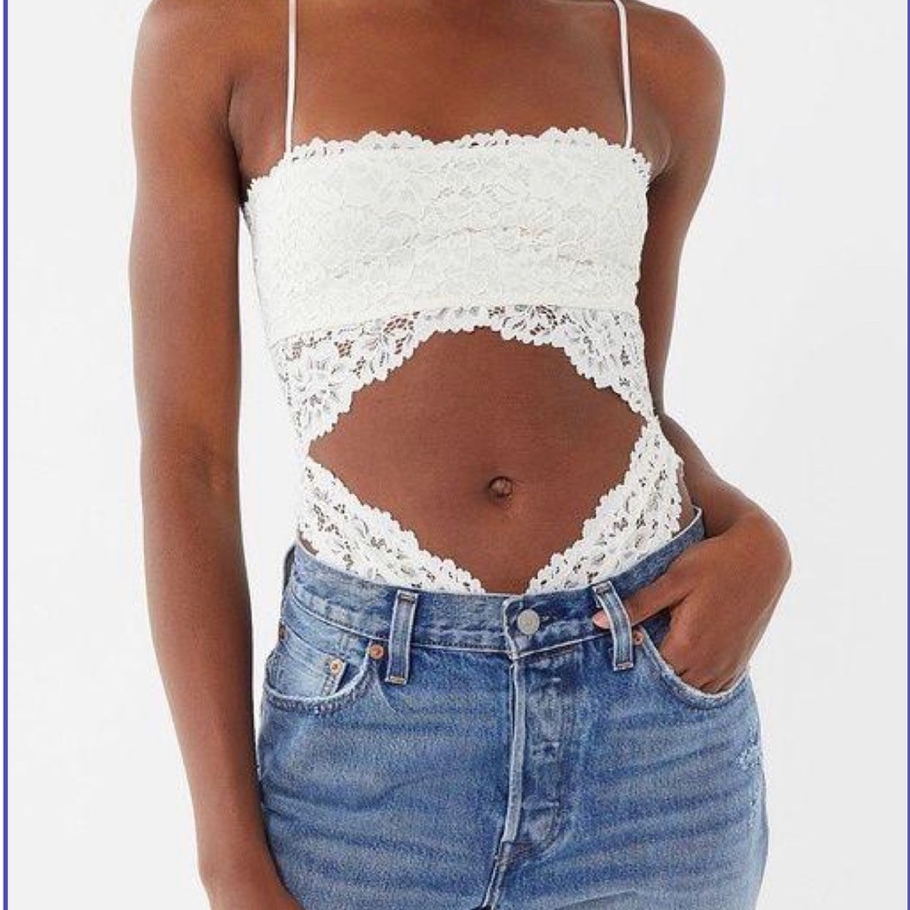 Urban outfitters out from under lace body suit